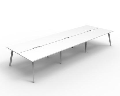 Delux Eternity Back to Back Workstation - POD Of 6