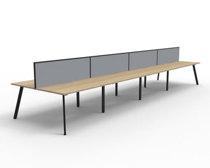 Delux Eternity Back to Back Workstation - POD Of 8