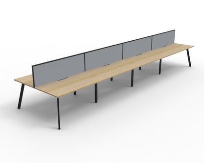 Delux Eternity Back to Back Workstation - POD Of 8