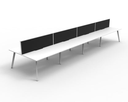 Delux Eternity Back to Back Workstation - POD Of 8