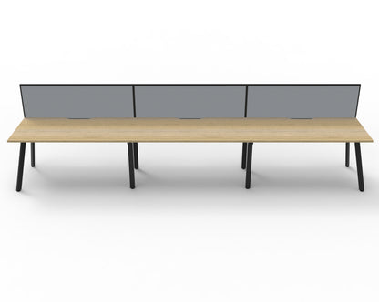 Delux Eternity Single Sided Workstation - POD of 3