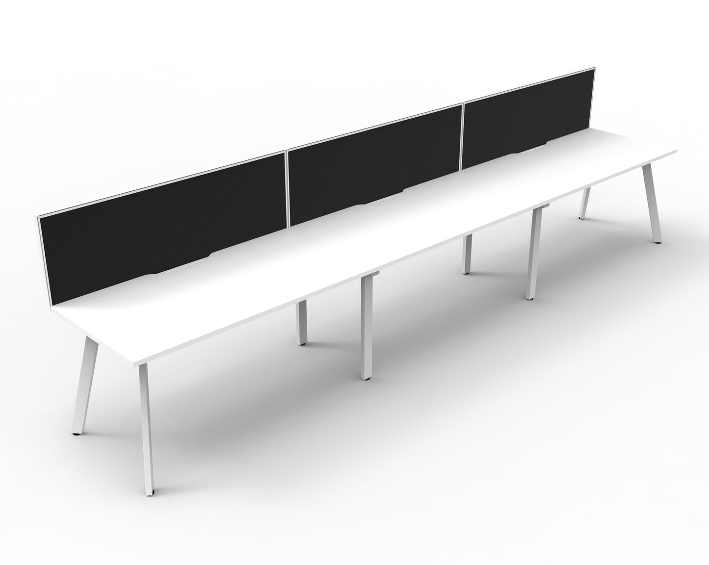 Delux Eternity Single Sided Workstation - POD of 3