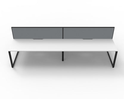 Delux Infinity Back to Back Loop Leg Workstation - POD Of 4