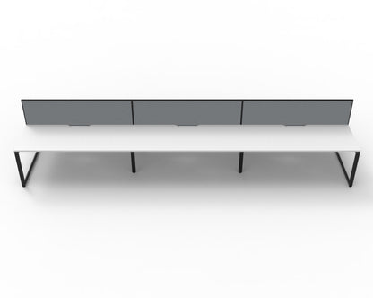 Delux Infinity Back to Back Loop Leg Workstation - POD Of 6