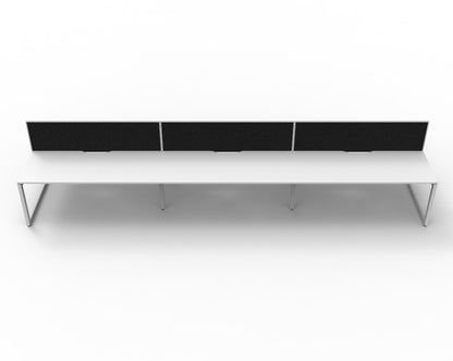 Delux Infinity Back to Back Loop Leg Workstation - POD Of 6