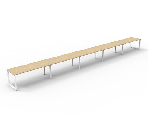 Delux Infinity Single Sided Loop Leg Workstation - POD Of 5