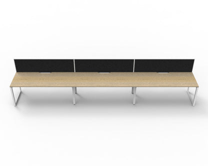 Delux Infinity Single Sided Loop Leg Workstation - POD Of 3
