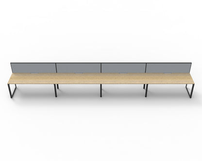 Delux Infinity Single Sided Loop Leg Workstation - POD Of 4