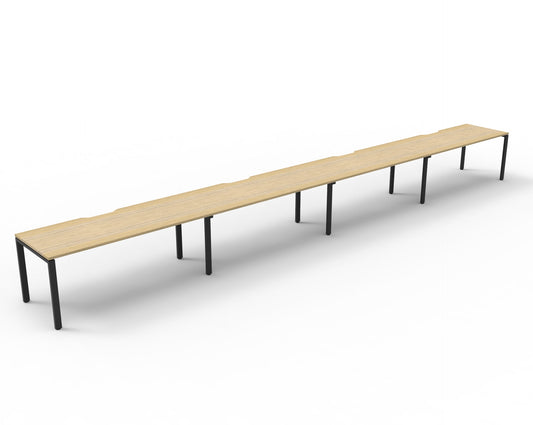 Delux Infinity Single Sided Profile Leg Workstation - POD Of 4