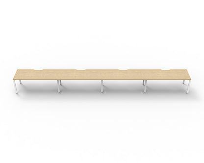 Delux Infinity Single Sided Profile Leg Workstation - POD Of 4