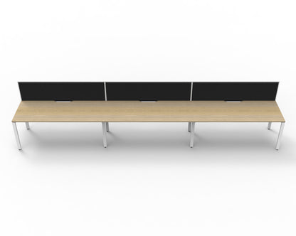 Delux Infinity Single Sided Profile Leg Workstation - POD Of 3