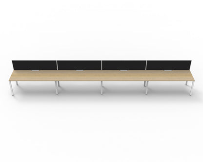 Delux Infinity Single Sided Profile Leg Workstation - POD Of 4