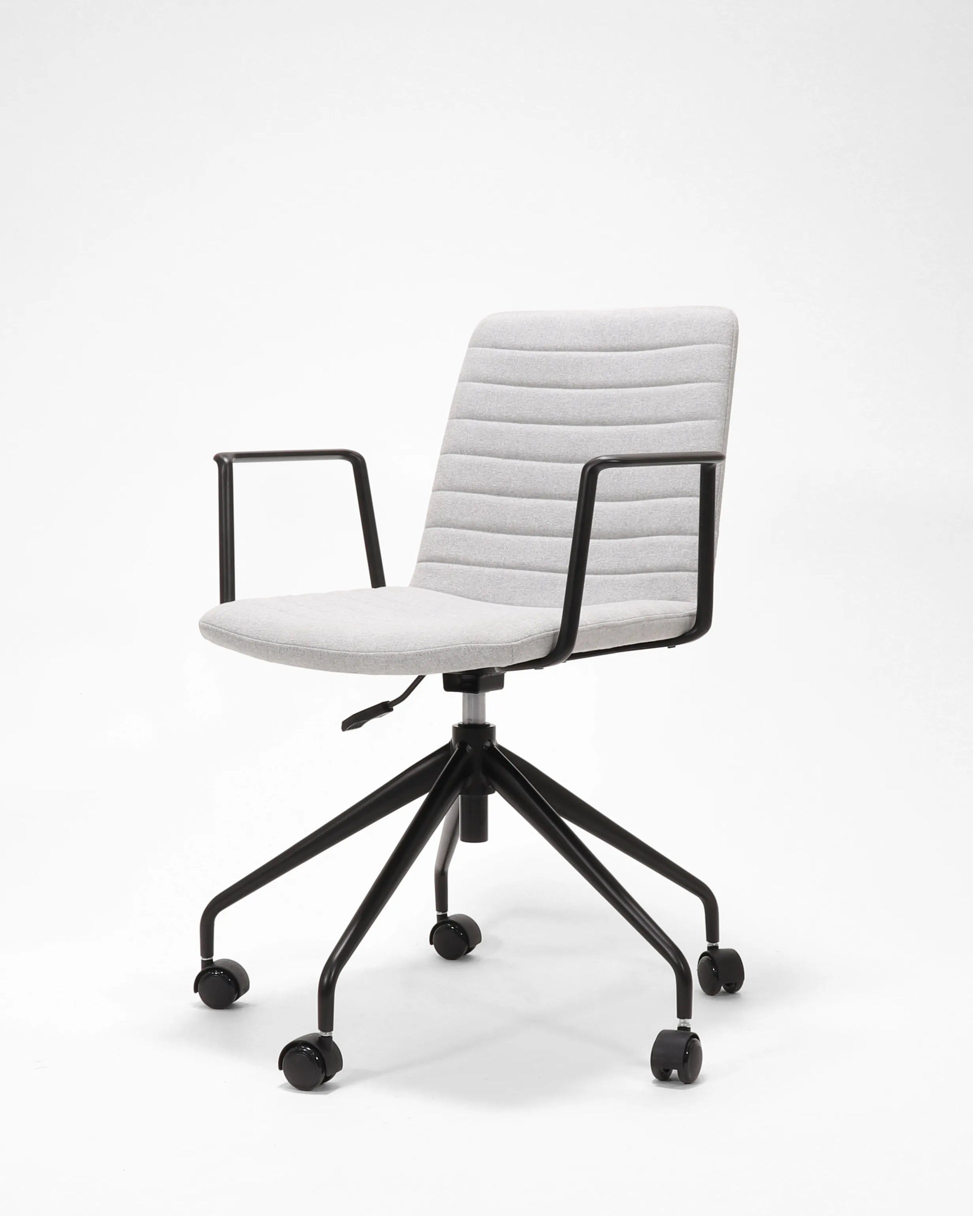 Pixel Swivel 5 Star Base Chair (Light Grey)