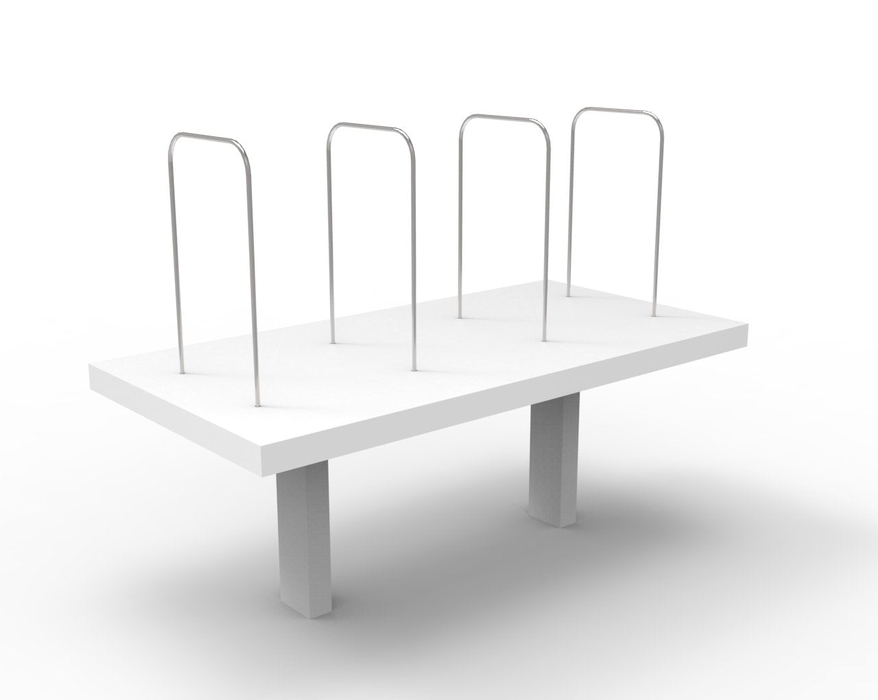 Delux Rapid Infinity Desk Mounted Shelf