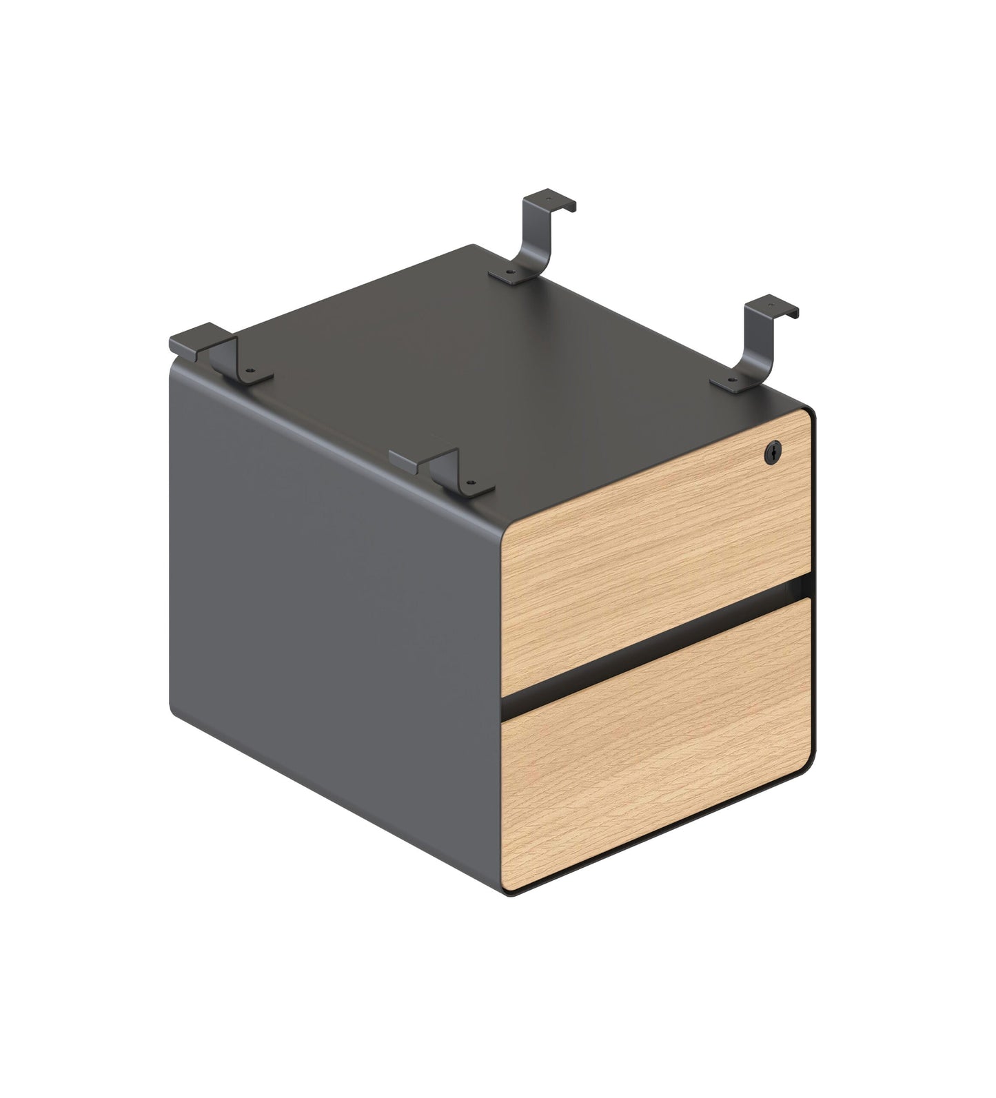 Delux Infinity 2 Drawer Hanging Pedestal